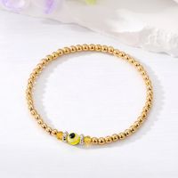 Casual Tropical Round Alloy Resin Beaded Women's Bracelets sku image 3
