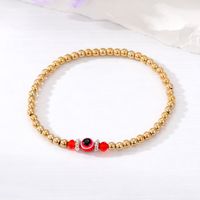 Casual Tropical Round Alloy Resin Beaded Women's Bracelets sku image 5