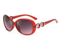 Punk Streetwear Solid Color Ac Oval Frame Full Frame Women's Sunglasses sku image 1