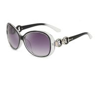 Punk Streetwear Solid Color Ac Oval Frame Full Frame Women's Sunglasses sku image 3