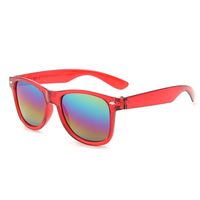 Streetwear Solid Color Pc Square Full Frame Kids Sunglasses sku image 5