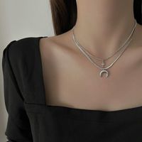 Simple Style Geometric Titanium Steel Plating Necklace 1 Piece sku image 7