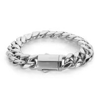 Hip-hop Geometric Stainless Steel Plating Bracelets main image 2