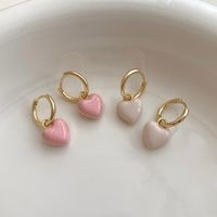 Sweet Heart Shape Resin Women's Drop Earrings main image 1