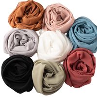 Women's Sweet Solid Color Polyester Kerchief main image 3