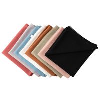 Women's Sweet Solid Color Polyester Kerchief main image 5
