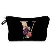 Women's Medium Spring&summer Polyester Letter Flower Elegant Classic Style Square Zipper Cosmetic Bag sku image 22