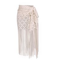 Women's Vacation Solid Color Tassel 1 Piece Cover Ups main image 4
