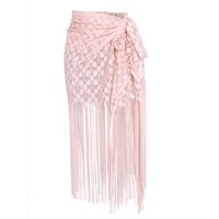 Women's Vacation Solid Color Tassel 1 Piece Cover Ups main image 1