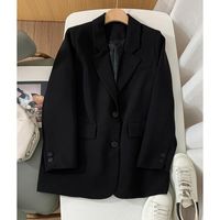 Women's Long Sleeve Blazers Pocket Classic Style Solid Color main image 2