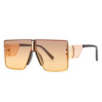 Elegant Retro Geometric Pc Special-shaped Mirror Frameless Women's Sunglasses main image 3