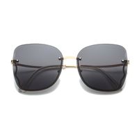 Elegant Lady Geometric Ac Special-shaped Mirror Frameless Women's Sunglasses main image 4