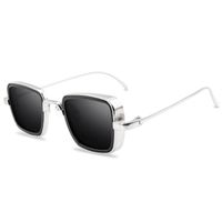 Classic Style Streetwear Square Ac Square Full Frame Men's Sunglasses sku image 10