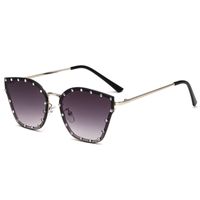 Simple Style Cool Style Gradient Color Ac Butterfly Frame Diamond Full Frame Women's Sunglasses main image 2