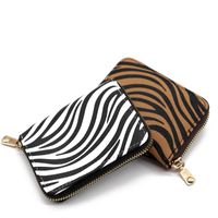 Unisex Zebra Snakeskin Leopard Pu Leather Zipper Card Holders main image 3