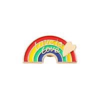 Classic Style Rainbow Alloy Plating Unisex Brooches sku image 6