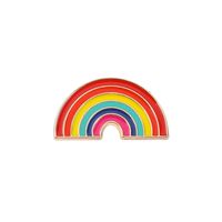 Classic Style Rainbow Alloy Plating Unisex Brooches sku image 7
