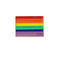 Classic Style Rainbow Alloy Plating Unisex Brooches sku image 13