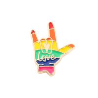 Classic Style Rainbow Alloy Plating Unisex Brooches sku image 15