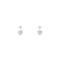 Ig Style Simple Style Star Heart Shape Alloy Inlay Rhinestones Opal Women's Drop Earrings main image 3