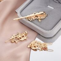 Classic Style Star Metal Hair Clip main image 2