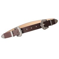 Casual Retro Solid Color Pu Leather Alloy Women's Leather Belts main image 6