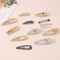 Casual Solid Color Metal Plating Hair Clip main image 1
