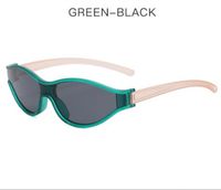 Basic Sports Geometric Pc Cat Eye Full Frame Sports Sunglasses sku image 7