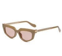 Basic Streetwear Cool Style Geometric Pc Cat Eye Full Frame Women's Sunglasses main image 1