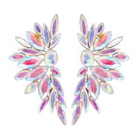 Elegant Luxurious Geometric Alloy Inlay Glass Stone Women's Ear Studs main image 5
