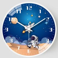 Lindo Ronda Astronauta El Plastico Vidrio Reloj De Pulsera sku image 1