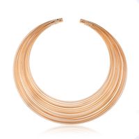 Basic Classic Style Solid Color Alloy Wholesale Rings Earrings Necklace main image 5