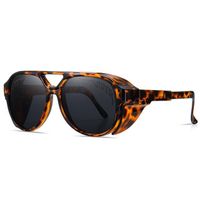 Hip-hop Punk Streetwear Geometric Pc Round Frame Full Frame Men's Sunglasses sku image 2