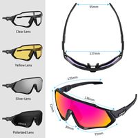 Style Simple Des Sports Bloc De Couleur Motarde Plein Cadre Sport Lunettes De Soleil main image 4