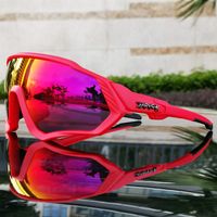 Style Simple Des Sports Bloc De Couleur Motarde Plein Cadre Sport Lunettes De Soleil sku image 15