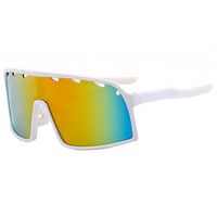 Strassenmode Geometrisch Pc Quadrat Vollbild Sport Sonnenbrille main image 3