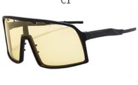 Streetwear Geometric Pc Square Full Frame Sports Sunglasses sku image 3