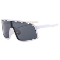 Streetwear Geometric Pc Square Full Frame Sports Sunglasses sku image 2