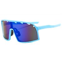 Streetwear Geometric Pc Square Full Frame Sports Sunglasses sku image 4