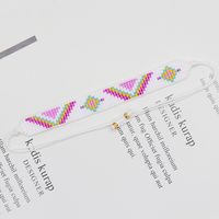 Einfacher Stil Künstlerisch Farbblock Glas Seil Frau Armbänder sku image 10