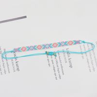 Simple Style Artistic Color Block Glass Rope Women's Bracelets sku image 1