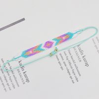 Simple Style Artistic Color Block Glass Rope Women's Bracelets sku image 4