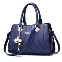 Women's Large All Seasons Pu Leather Classic Style Handbag sku image 2