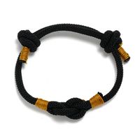 Rétro Style Simple Bloc De Couleur Nouer Corde Tricot Coupler Bracelets sku image 8