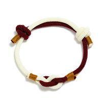 Rétro Style Simple Bloc De Couleur Nouer Corde Tricot Coupler Bracelets sku image 6