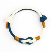 Rétro Style Simple Bloc De Couleur Nouer Corde Tricot Coupler Bracelets sku image 3