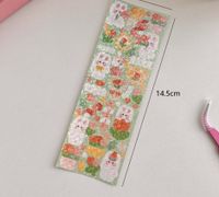Original Cute Goka Stickers Korean Laser Hand Account Material Stickers Cartoon Diy Star Stickers Decorative Stickers sku image 3