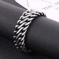 Hip-hop Solid Color Titanium Steel Men's Bracelets main image 3