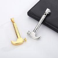1 Piece Stainless Steel 18K Gold Plated Hammer main image 1