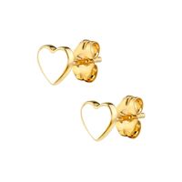 Multicolor Epoxy Heart-shaped Earrings Simple Compact Wild Earrings sku image 7